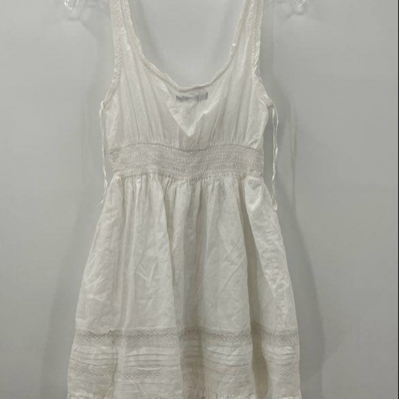Urban Outfitters Cream Button-Down Mini Dress - Picture 3 of 6